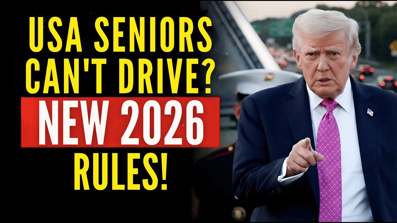 🚨 URGENT! New USA Driving Rules 2026 — Seniors 65+ & All Drivers MUST KNOW!