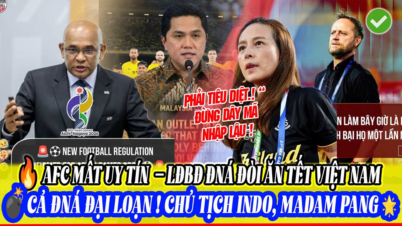 CAHN BỊ ÉP? HLV POLKING THÁCH THỨC AFC! 7 CẦU THỦ NHẬP TỊCH LẬU BỊ TỐ GIÁC–MADAM PANG QUÁ CAO TAY! 💣