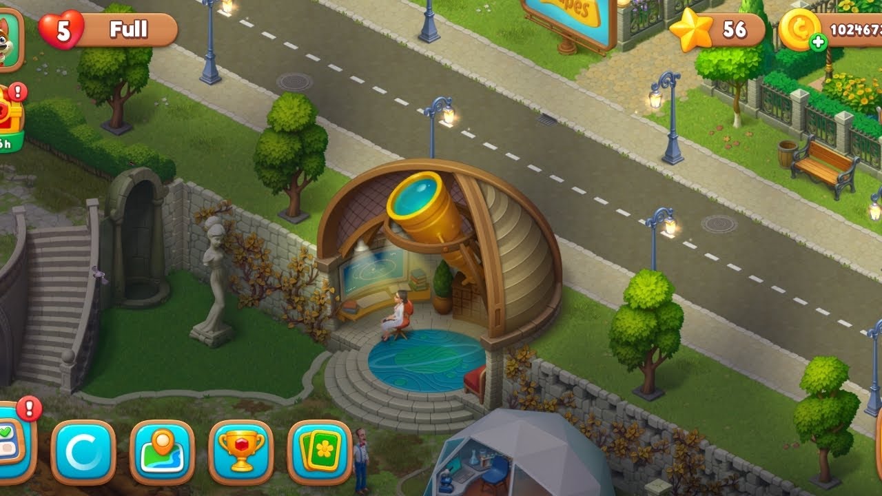 Research Is Underway On Meteorite | Gardenscapes Gameplay Video 