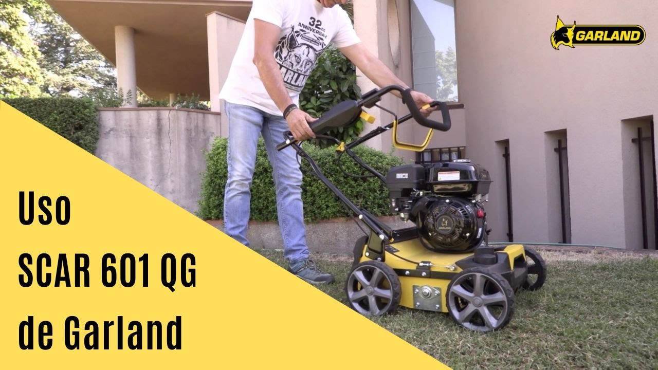 Escarificador de gasolina Scar 601 QG |Uso