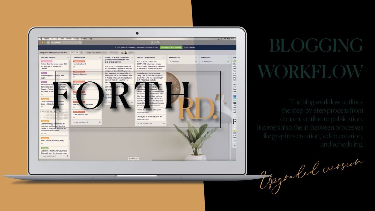 Blogging Workflow - Upgraded version