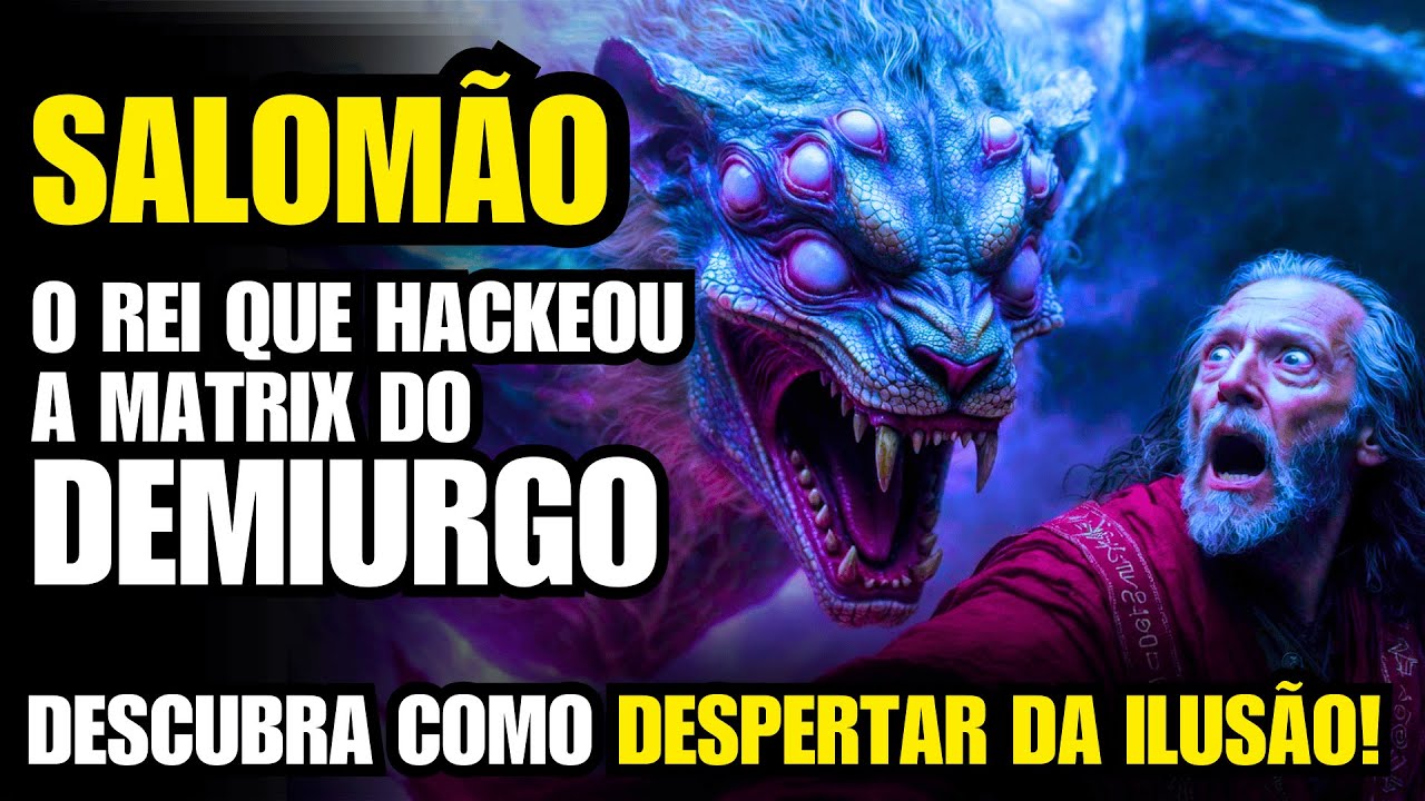 SALOMÃO - O REI QUE VIU O CÓDIGO  DO DEMIURGO | GNOSTICISMO