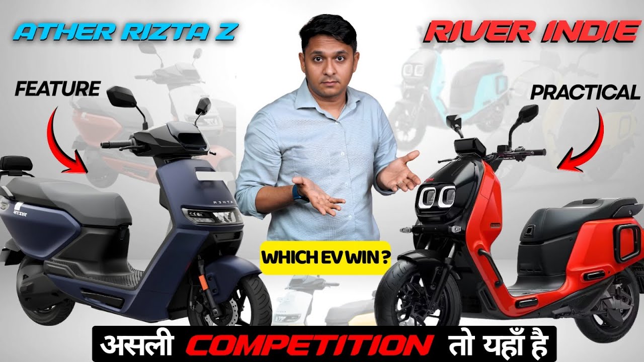 Ather Rizta Z vs River Indie Full Comparison | Real Range, Performance, Price, Features