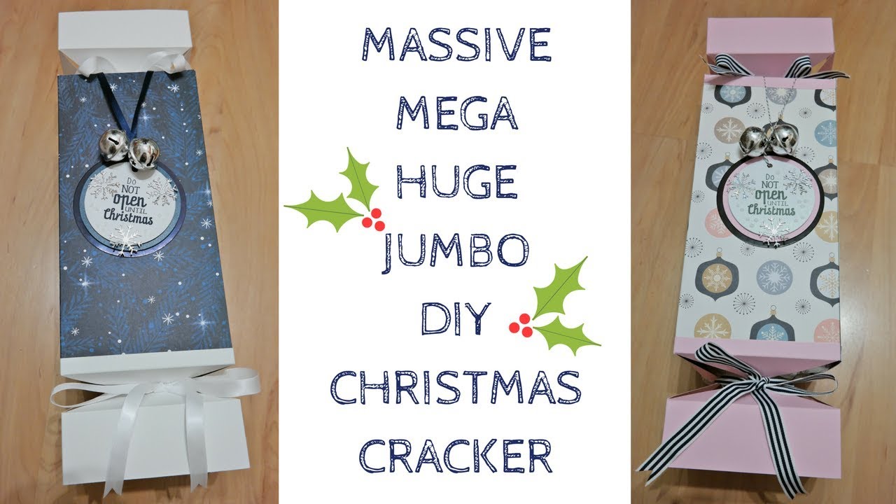 Huge, Massive, Jumbo DIY Christmas Cracker | Original Design | Video Tutorial