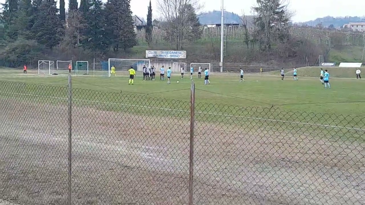 Punizione del Refrontolo contro Susegana calcio