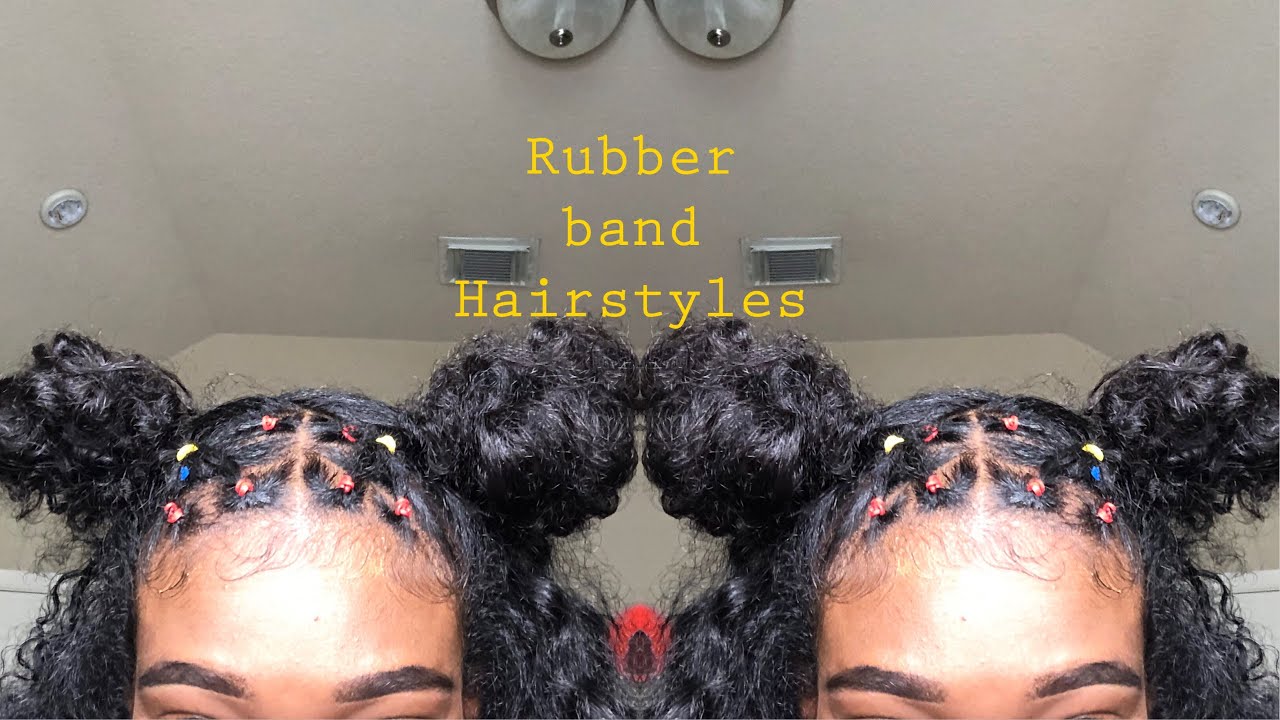 Rubber band Hairstyles | Natural Hair