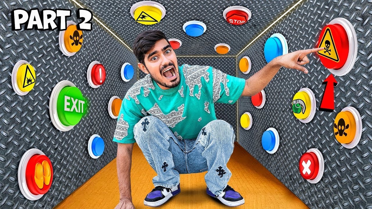 Dirtiest Mystery Button Box Challenge   गलती से भी गलत बटन मत दबा देना   PART 2