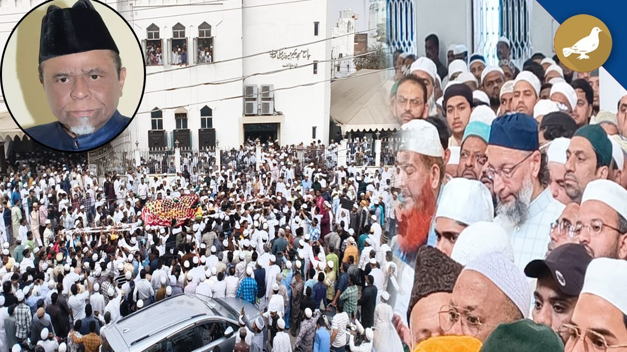 Final journey of Ahmed Pasha Quadri, Thousands pay final respects