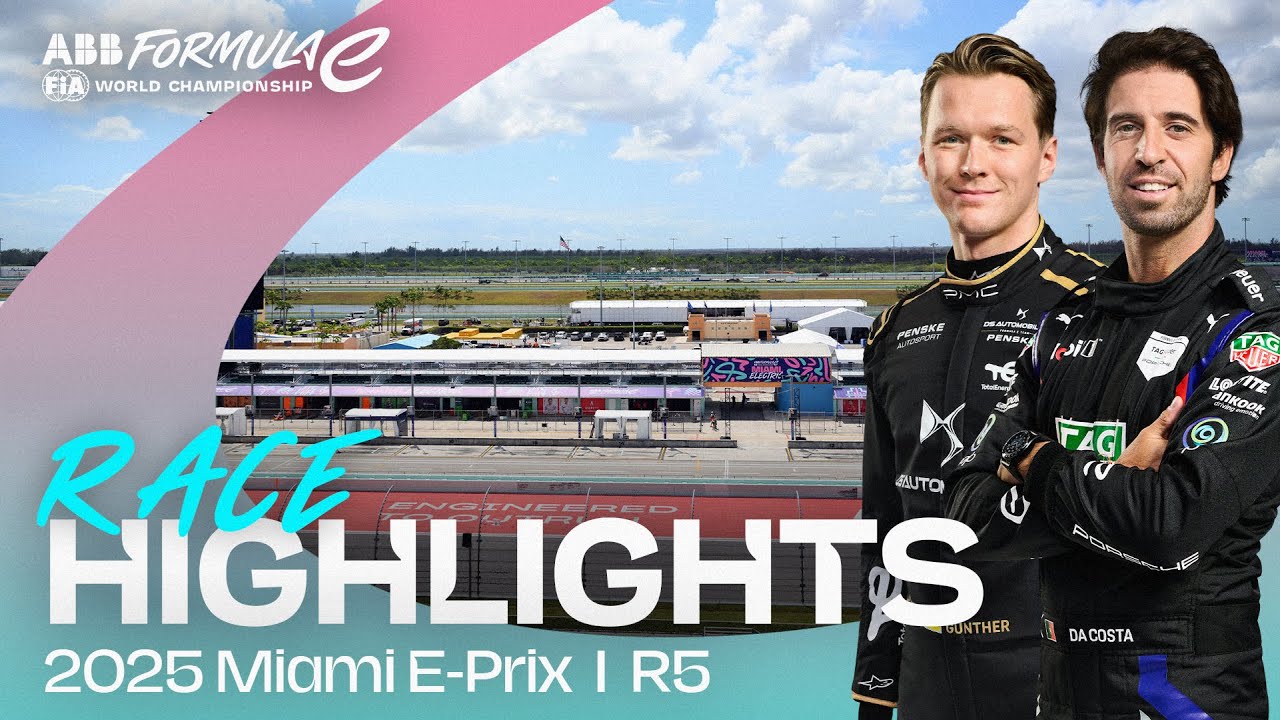 No shortage of drama in Miami! 👀🍿 | 2025 Miami E-Prix Race Highlights