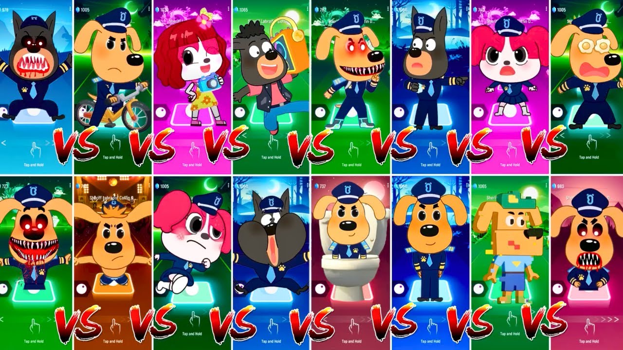 Sheriff Labrador Team 🆚️ Sheriff Labrador Exe Team. Who Is Best?