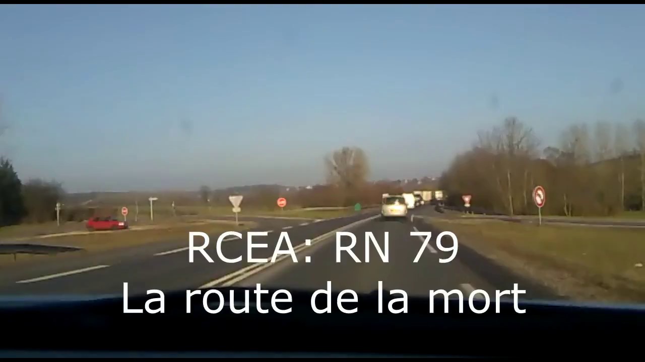 Route de la mort - RCEA- RN79 - Entre Allier et Saône et Loire