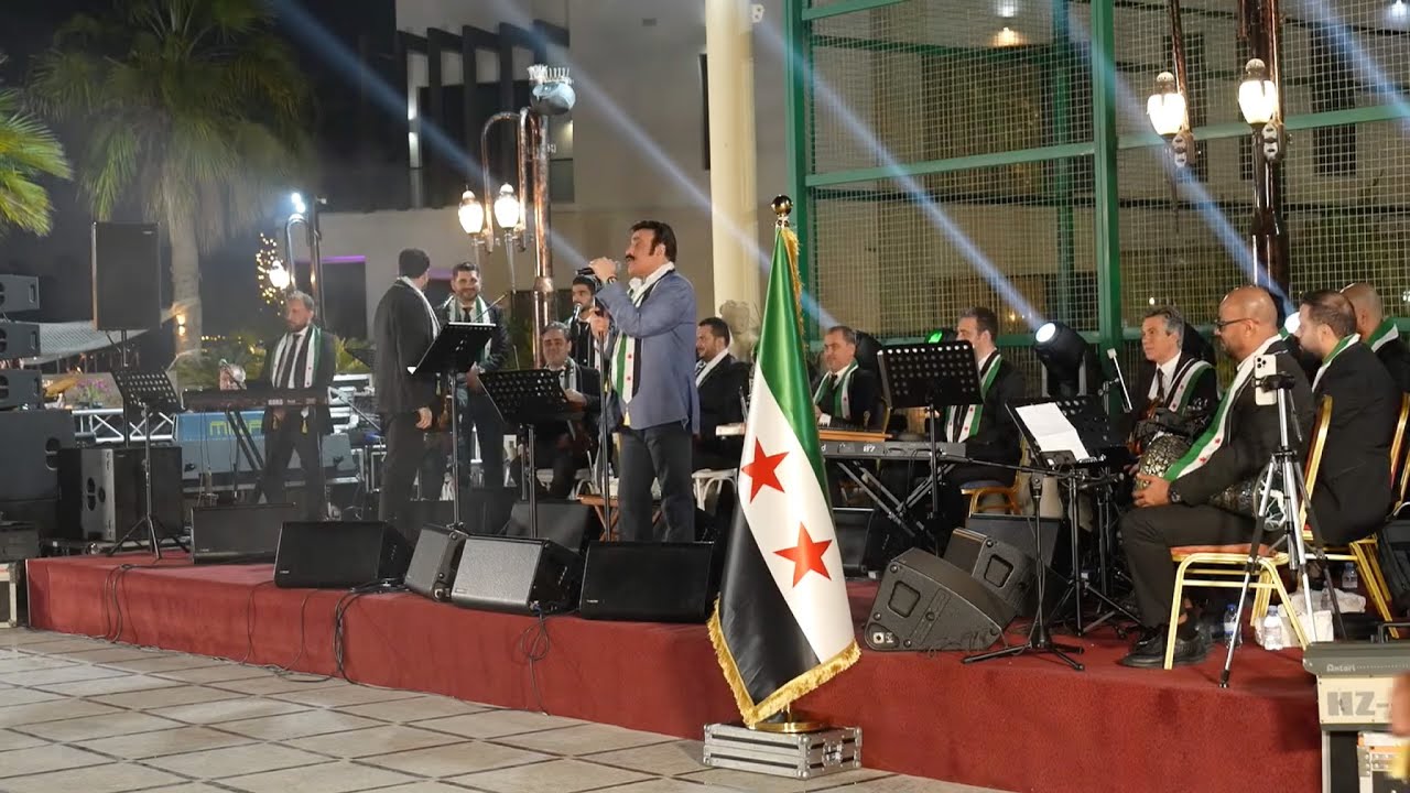 حفل نصر سوريا { احمد القسيم & نور مهنا } من منزل رجل الاعمال السوري غسان عبود