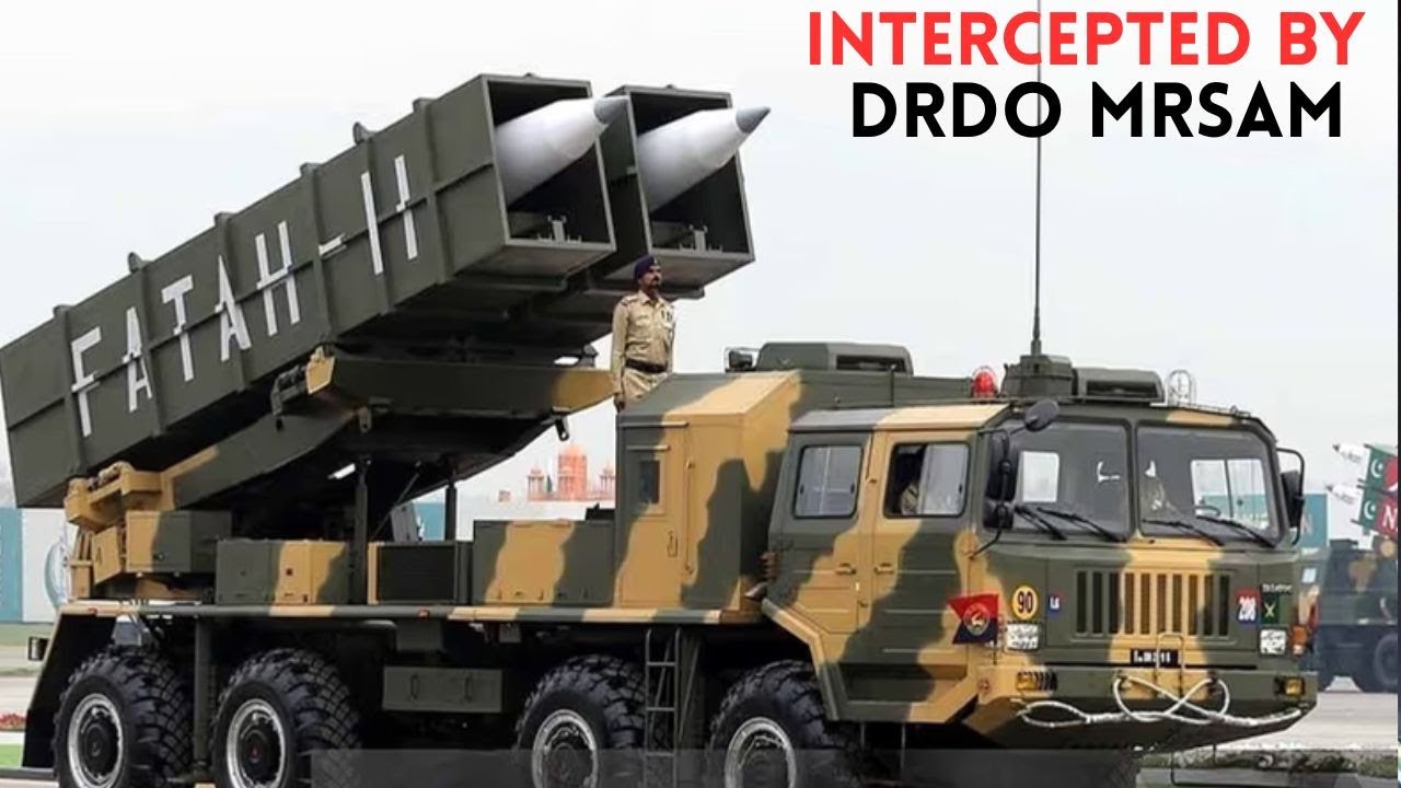 MRSAM Intercepted FATAH-II Hypersonic system