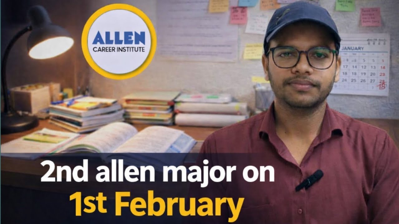 How I’m Preparing for 2nd ALLEN Major | Test on 1st February (NEET 2026)