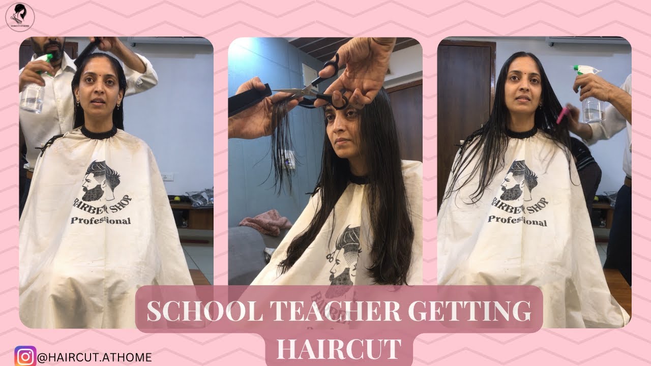 School Teacher’s Dramatic Long Haircut Transformation✂️| Haircut ASMR, & Relaxing Haircut Experience