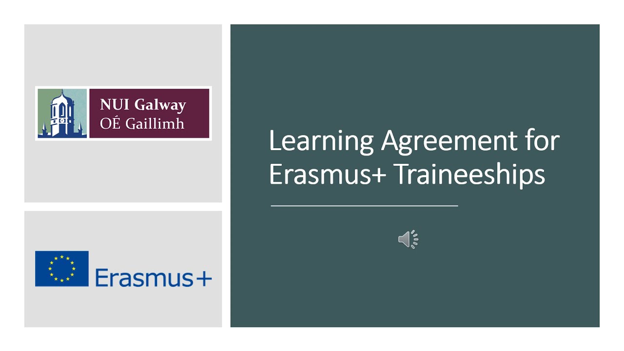 How to Complete the Erasmus+ Learning Agreement for Traineeships