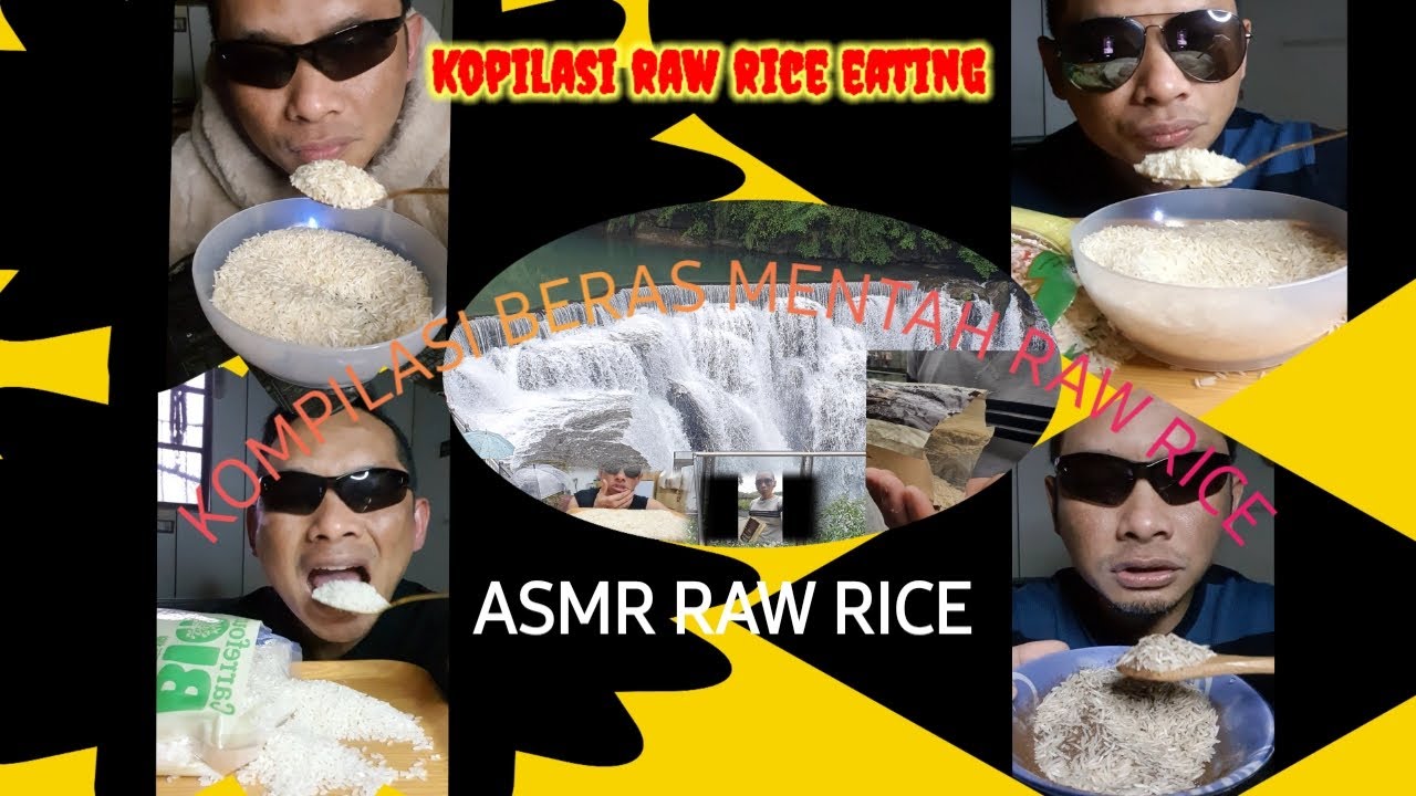 kompilasi raw rice eating lokal +basmati #basmatirice @beraslokal