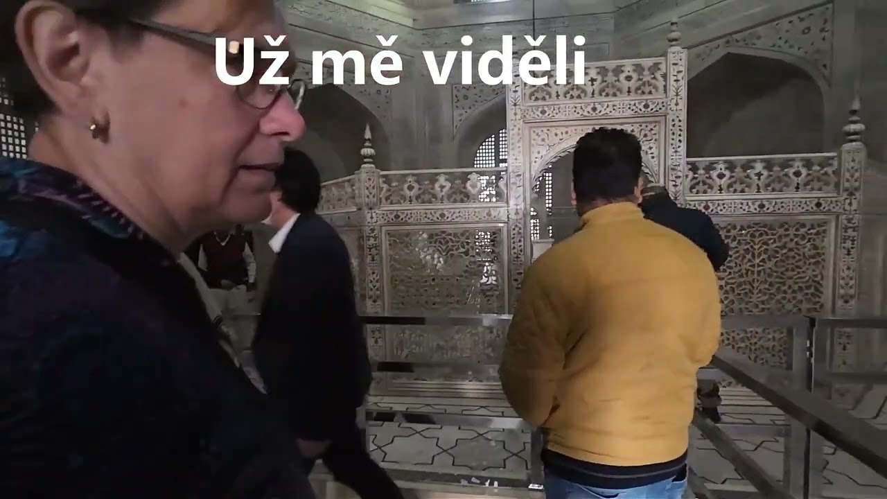 Taj Mahal   ,Agra Fort, sedmý div světa