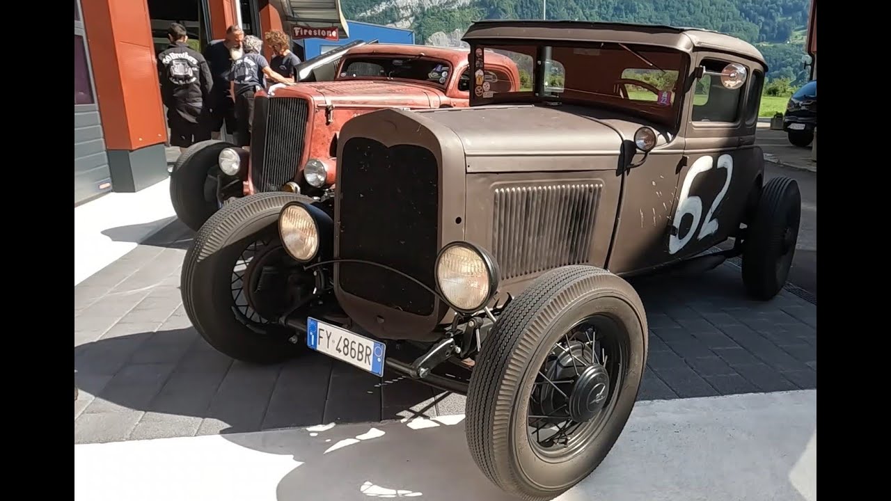Cool visit from Italian Hot Rod Club