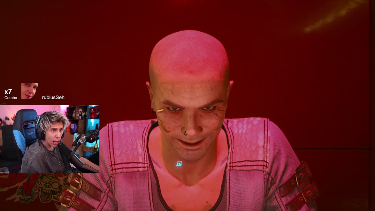RUBIUS Y EL PELIBLANCO SE PELEAN EN CYBERPUNK