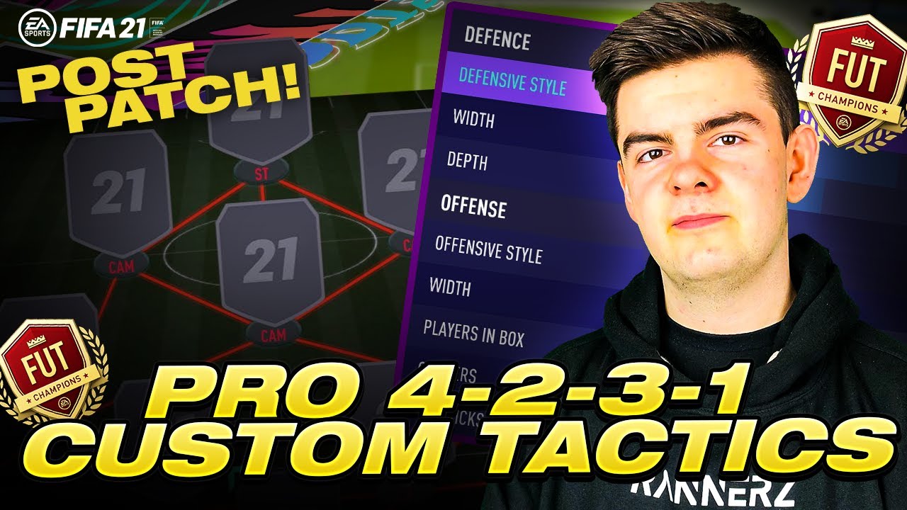 BEST PRO 4231 CUSTOM TACTICS POST PATCH - FIFA 21 ULTIMATE TEAM - OVERPOWERED META - 2 GAMEPLANS