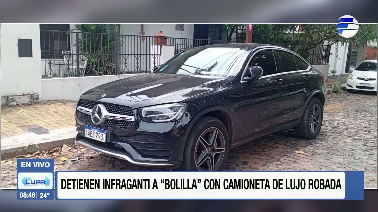 Detuvieron infraganti a un hombre con una camioneta robada