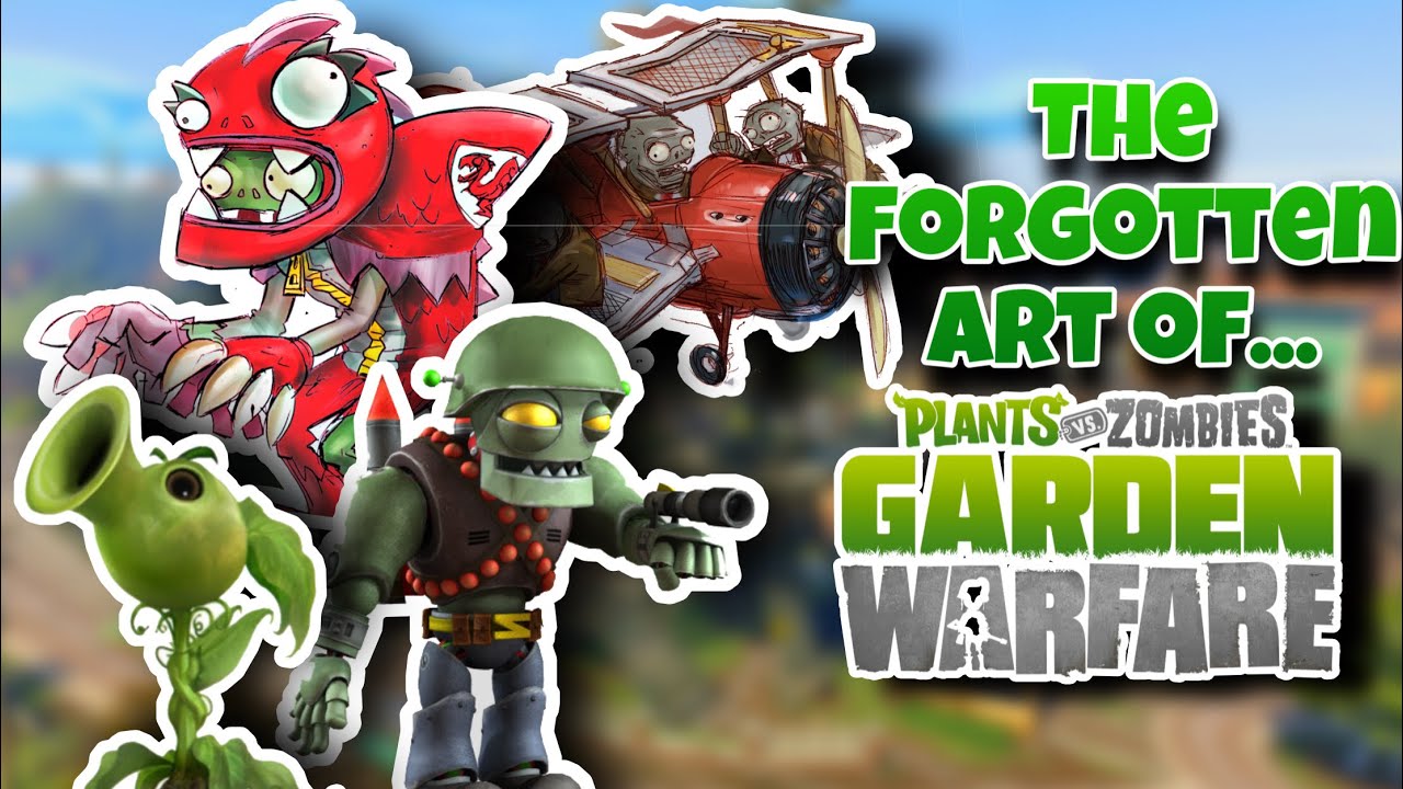 The Forgotten Concept Art of Plants vs Zombies Garden Warfare 1(A PVZ Documentary)
