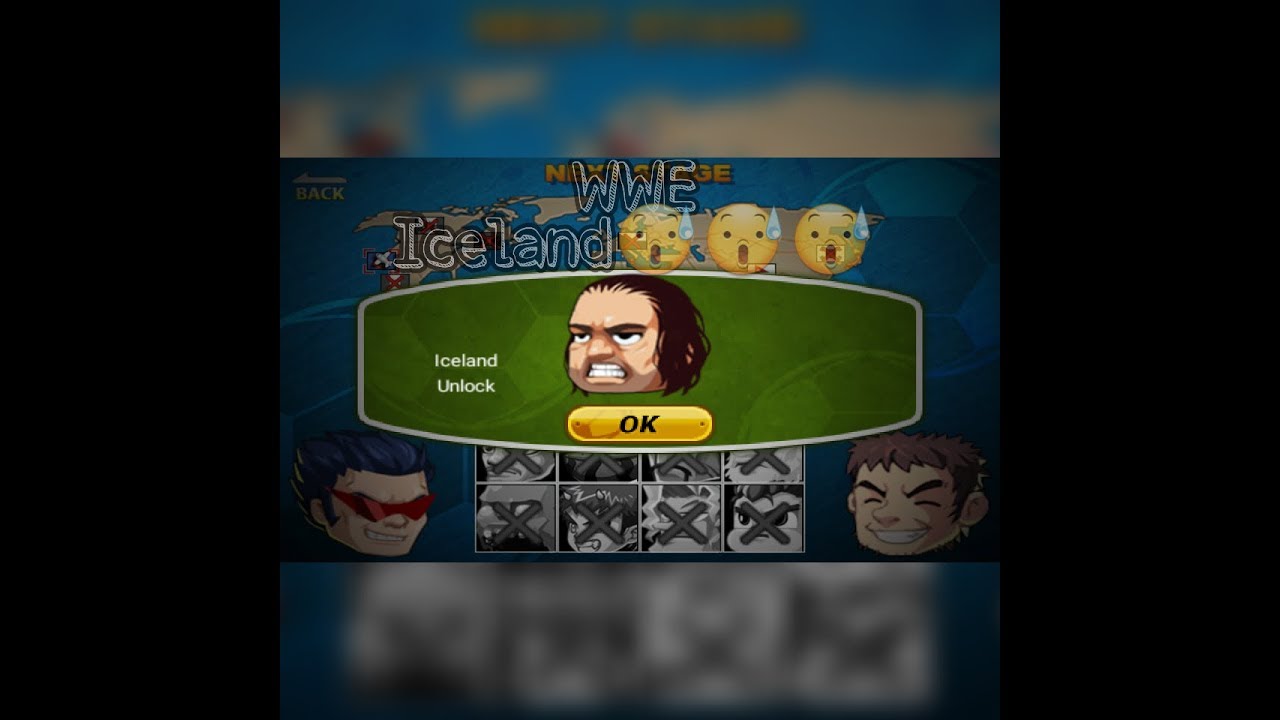 Iceland Vs 2 players (arcade) Head soccer.