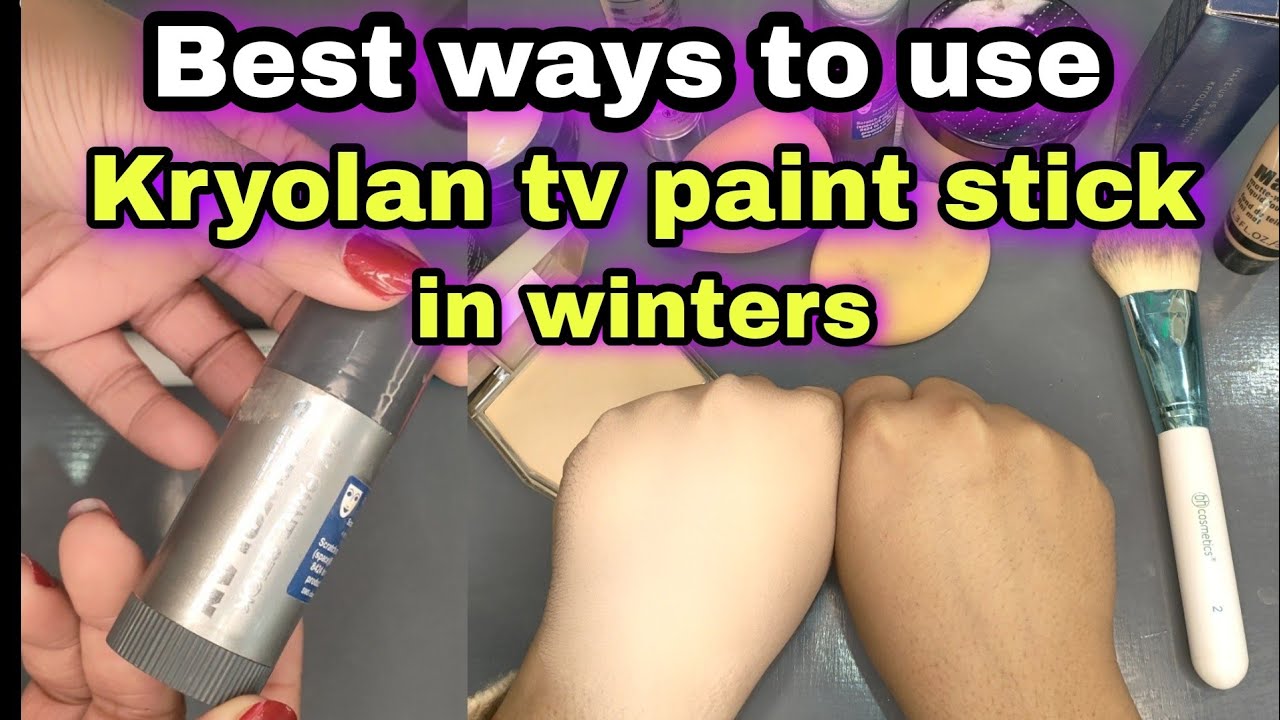 How to use kryolan tv paint stick in winters