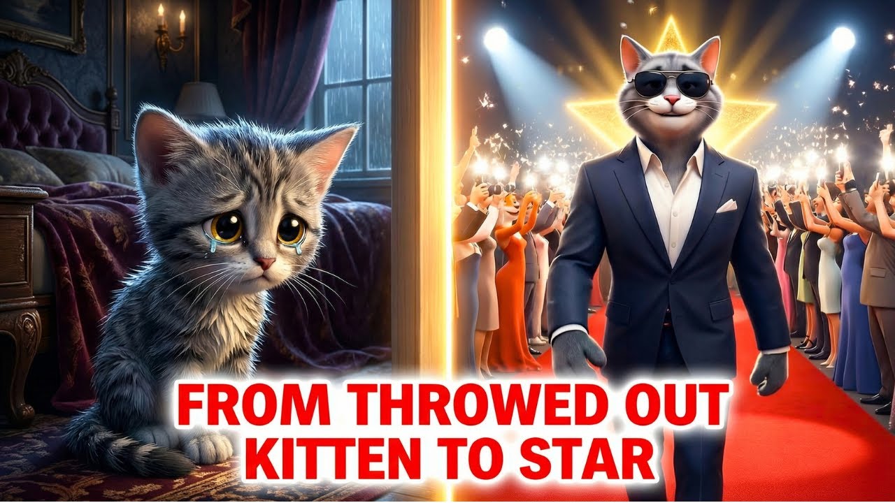 Abandoned Kitten → Superstar (His Mom’s Reaction Will Shock You)😺
