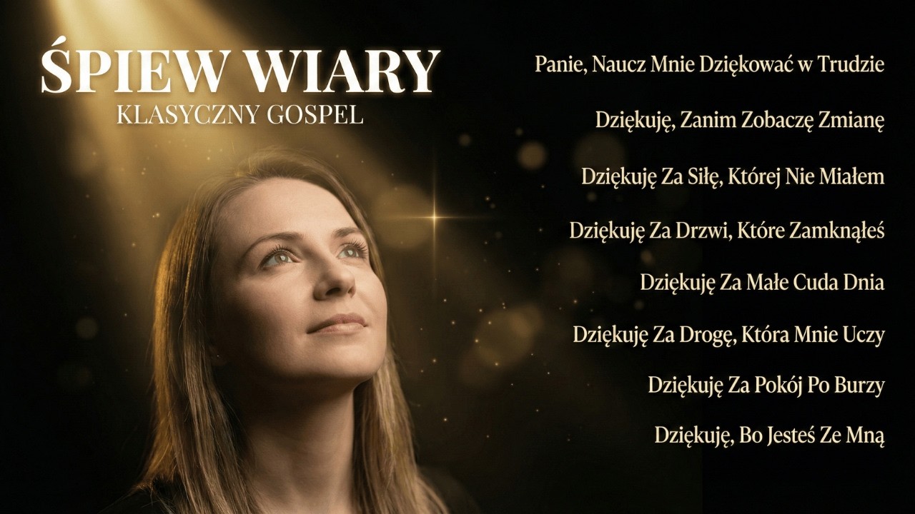 Śpiew Wiary — Klasyczny Gospel | Dziękuję w Trudzie • Pokój Po Burzy • Jesteś Ze Mną