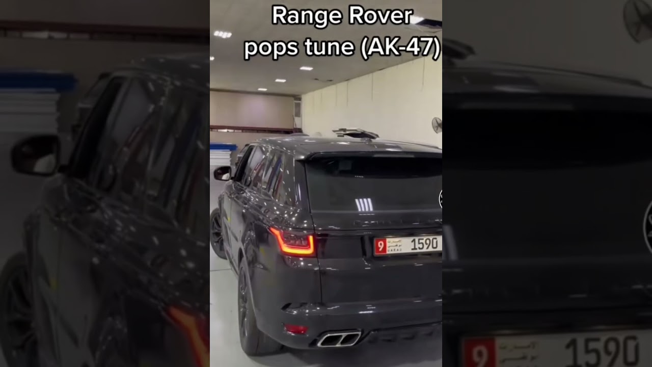 Range Rover pops tune AK-47 stage 2#cars #shorts