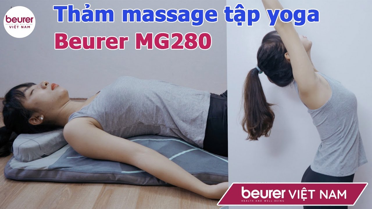 Thảm massage mô phỏng các động tác tập yoga Beurer MG280 | Beurer Việt Nam