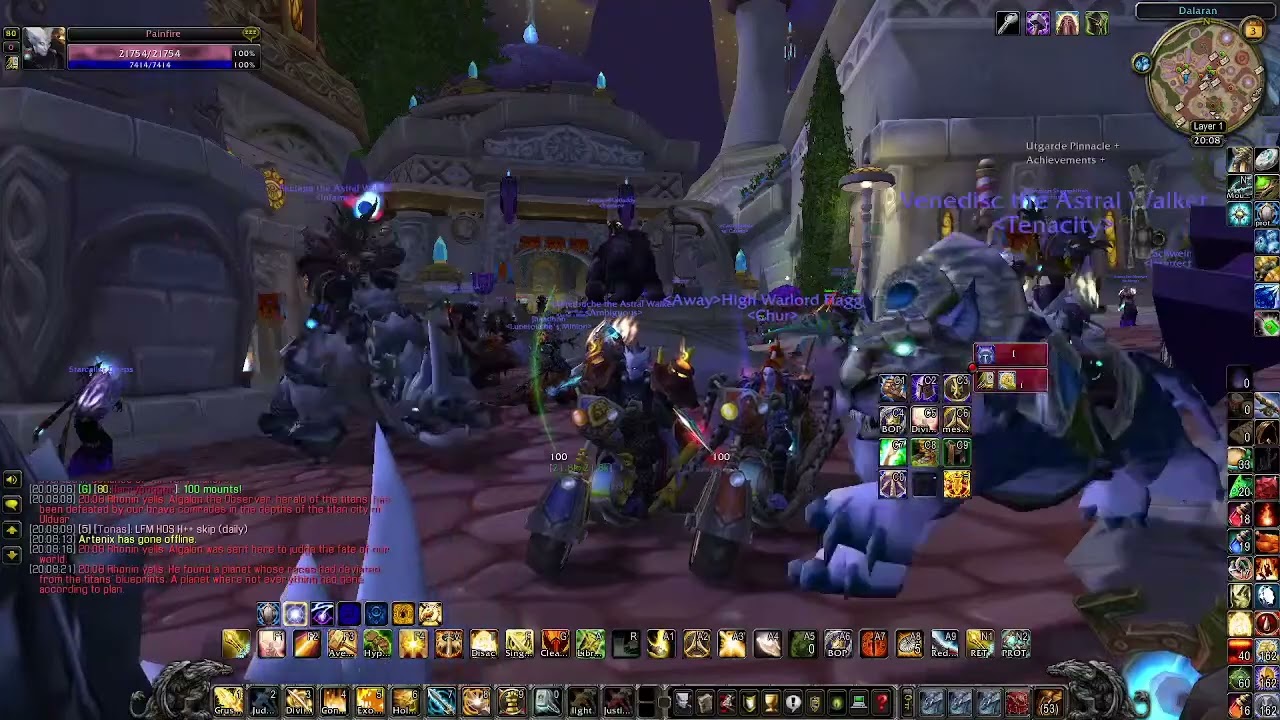 WOW Classic WOTLK Mekgineer's Chopper and Blue Dragonhawk Mounts
