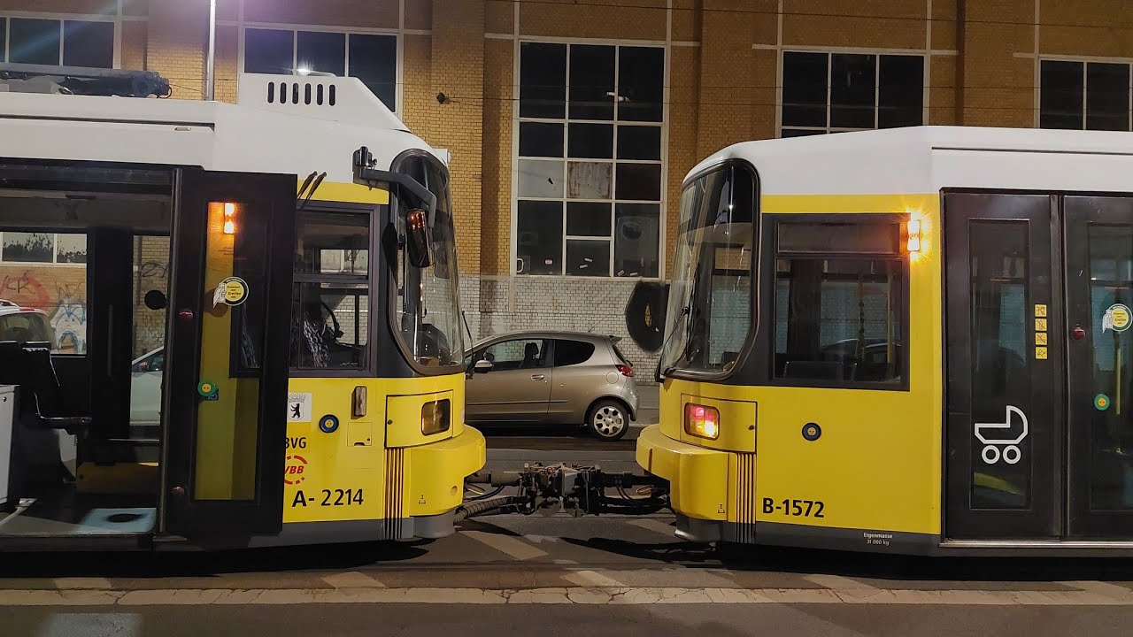 Straßenbahn Berlin BVG: Schleppfahrt GT6U und GT6Zo