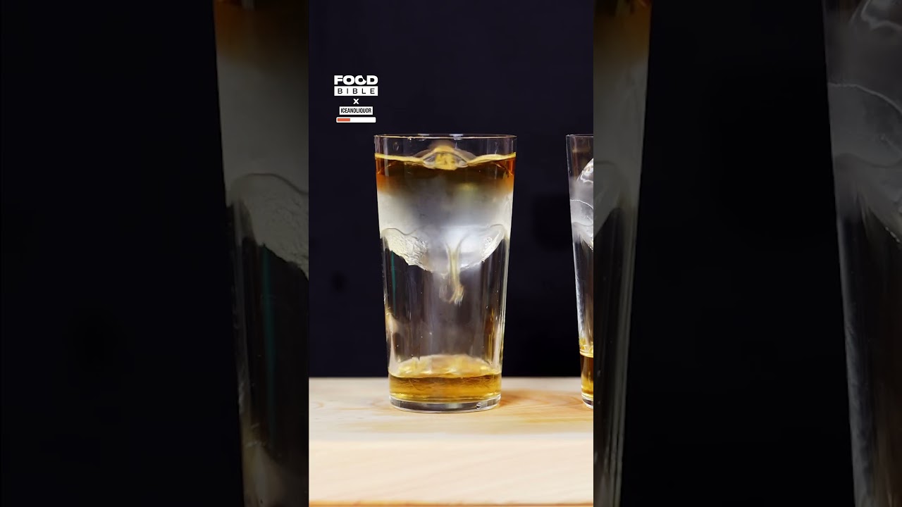 Satisfying ice and whiskey ASMR 🥃😍         🎥: TikTok / iceandliquor