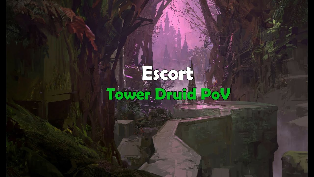 GW2 | Escort | Cave Skip | Tower Druid PoV