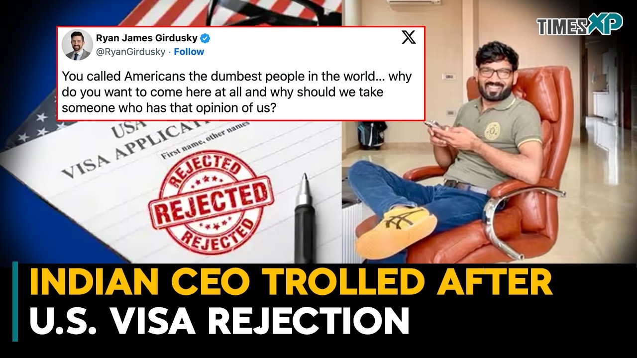 Indian CEO Trolled After U.S. Visa Rejection| Indians In The U.S.