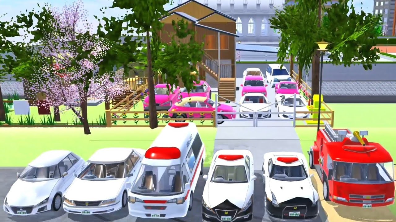 ALL CAR COLLECTION 2026 in Sakura School Simulator (Police, Ambulance, & Luxury)