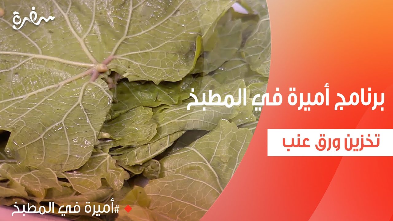 تخزين ورق عنب | أميرة شنب