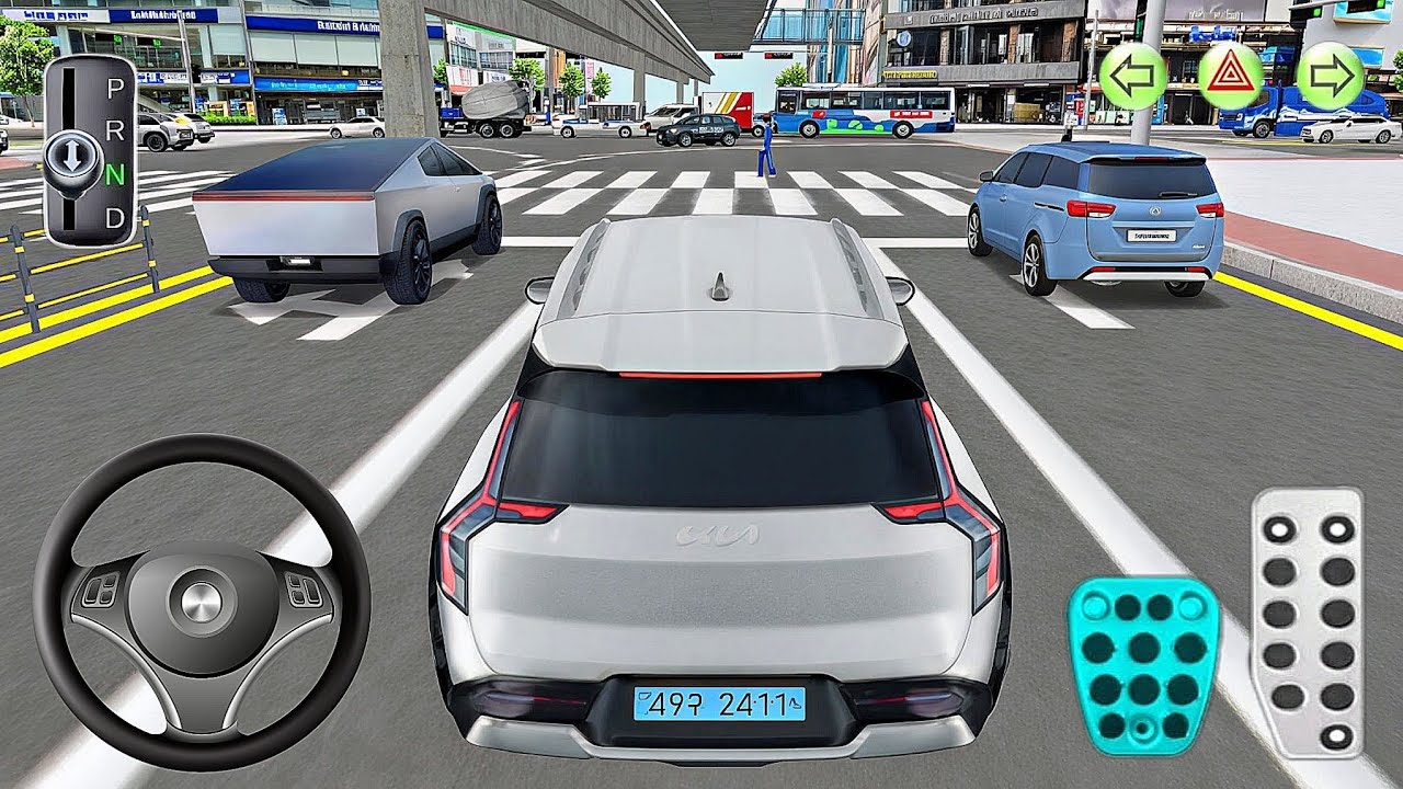 New EV SUV Car Kia EV9 City Road Driving - 3D Driving Class 2026 Gameplay _ Car Games