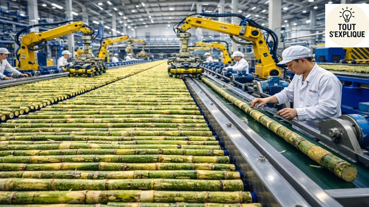 Comment c’est fait : Le sucre de canne — fabrication industrielle dans les méga-usines modernes