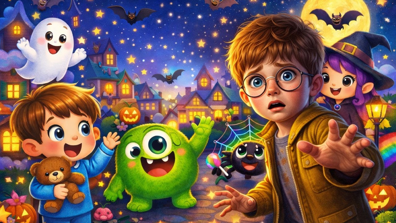 Don’t Be Scared! Meet the Cute Monsters of Creepy Town 👻🌈