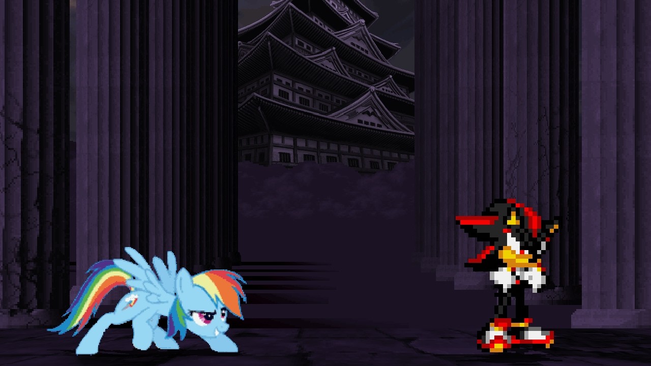 Rainbow Dash VS Shadow The Hedgehog [MUGEN/IKEMEN GO]