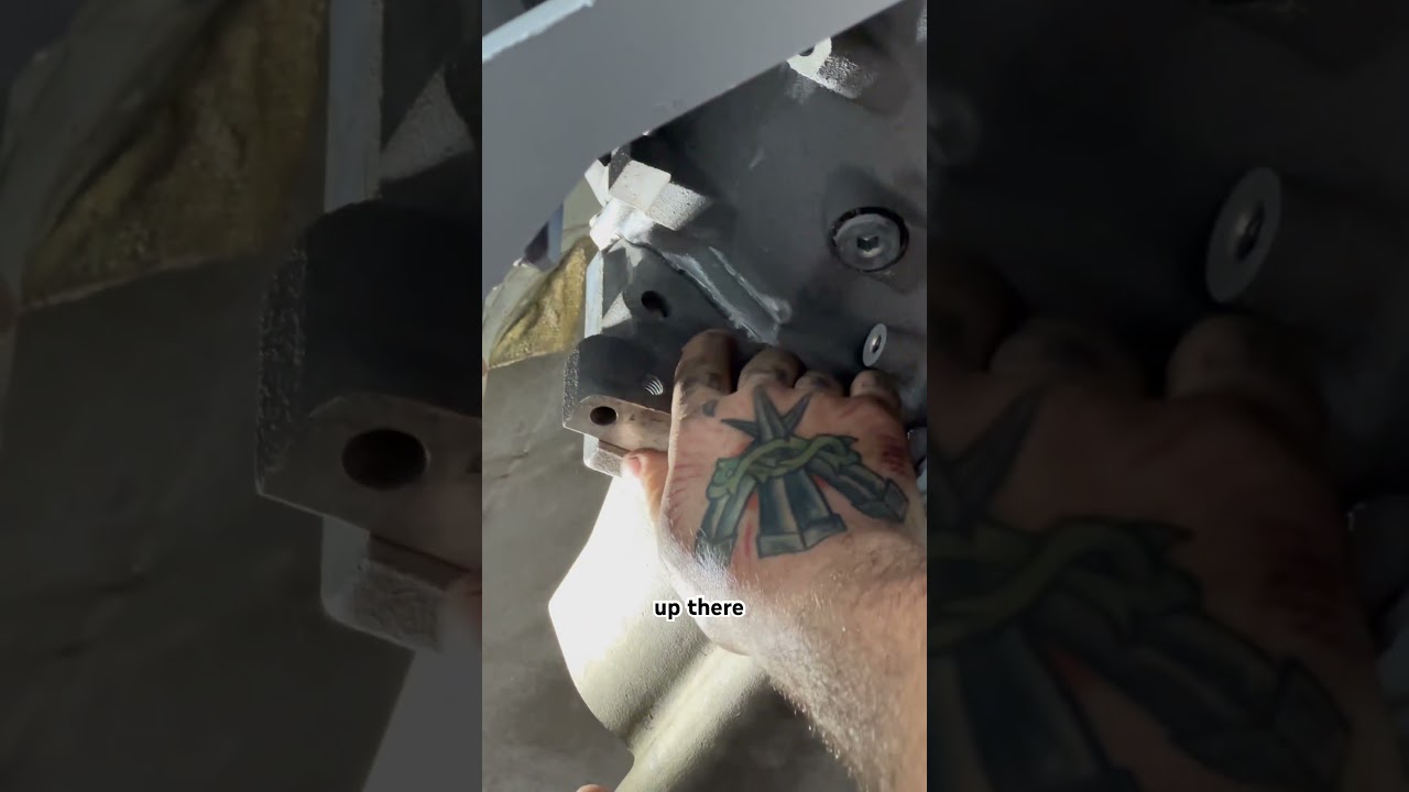 Repairing a Rankin 4-speed and starter boss on LS3 engine block. 