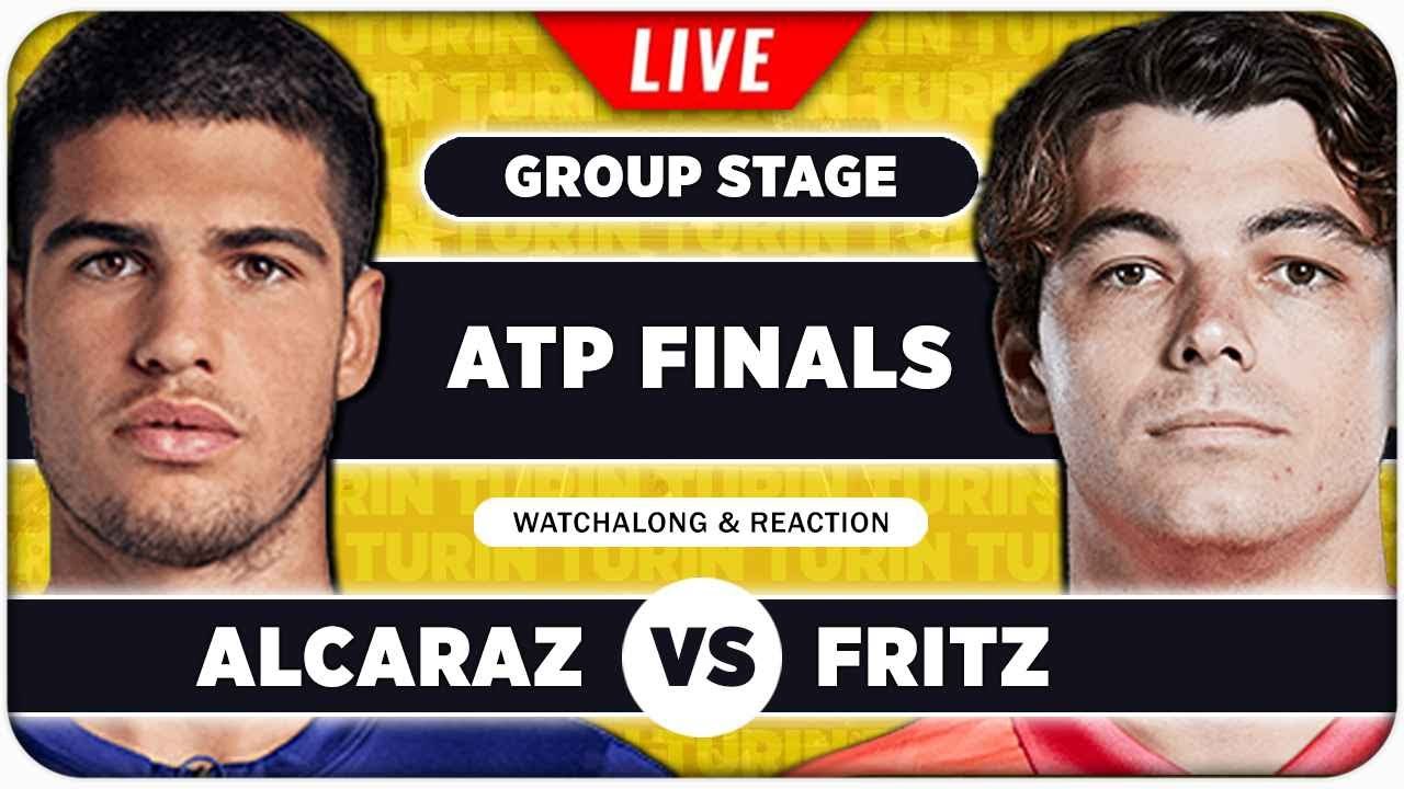 ALCARAZ vs FRITZ &bull; ATP Finals 2025 &bull; LIVE Tennis Watchalong