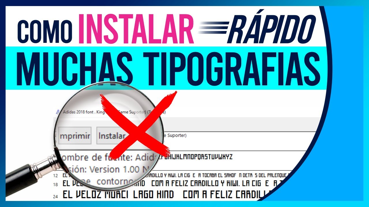 Como guardar e instalar muchas tipografías rápidamente (Hacer copia de seguridad de Tipografías)