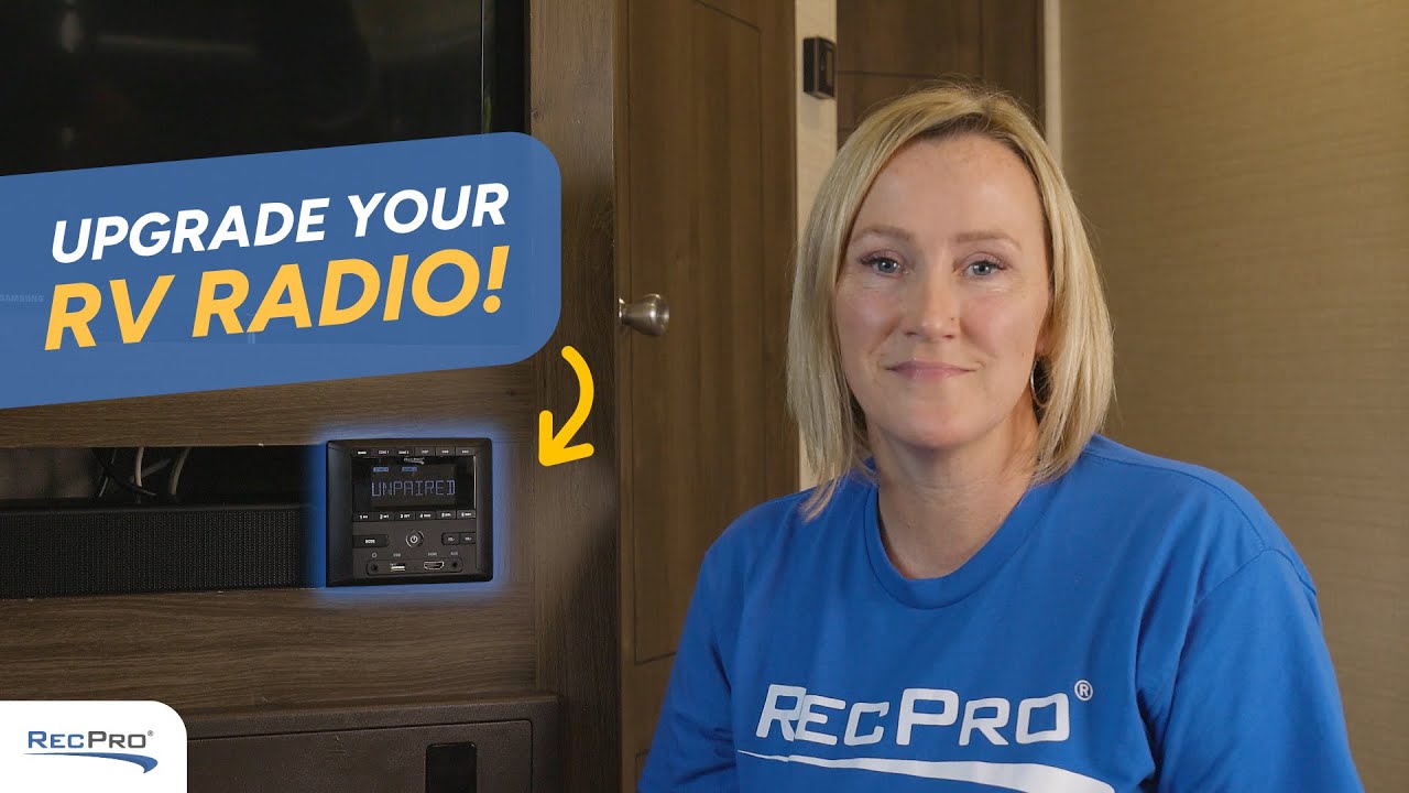 RecPro RV Stereo with Bluetooth Capabilities