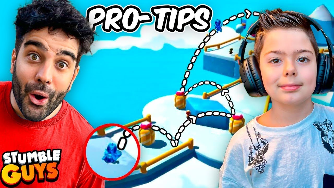 REACCIONO a los PRO TIPS de ARES en STUMBLE GUYS!!