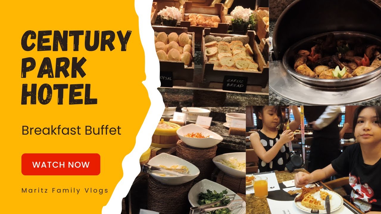 CENTURY PARK HOTEL BREAKFAST BUFFET AT CAFE IN THE PARK